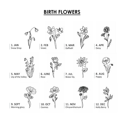 Calla Birth Flower Ring
