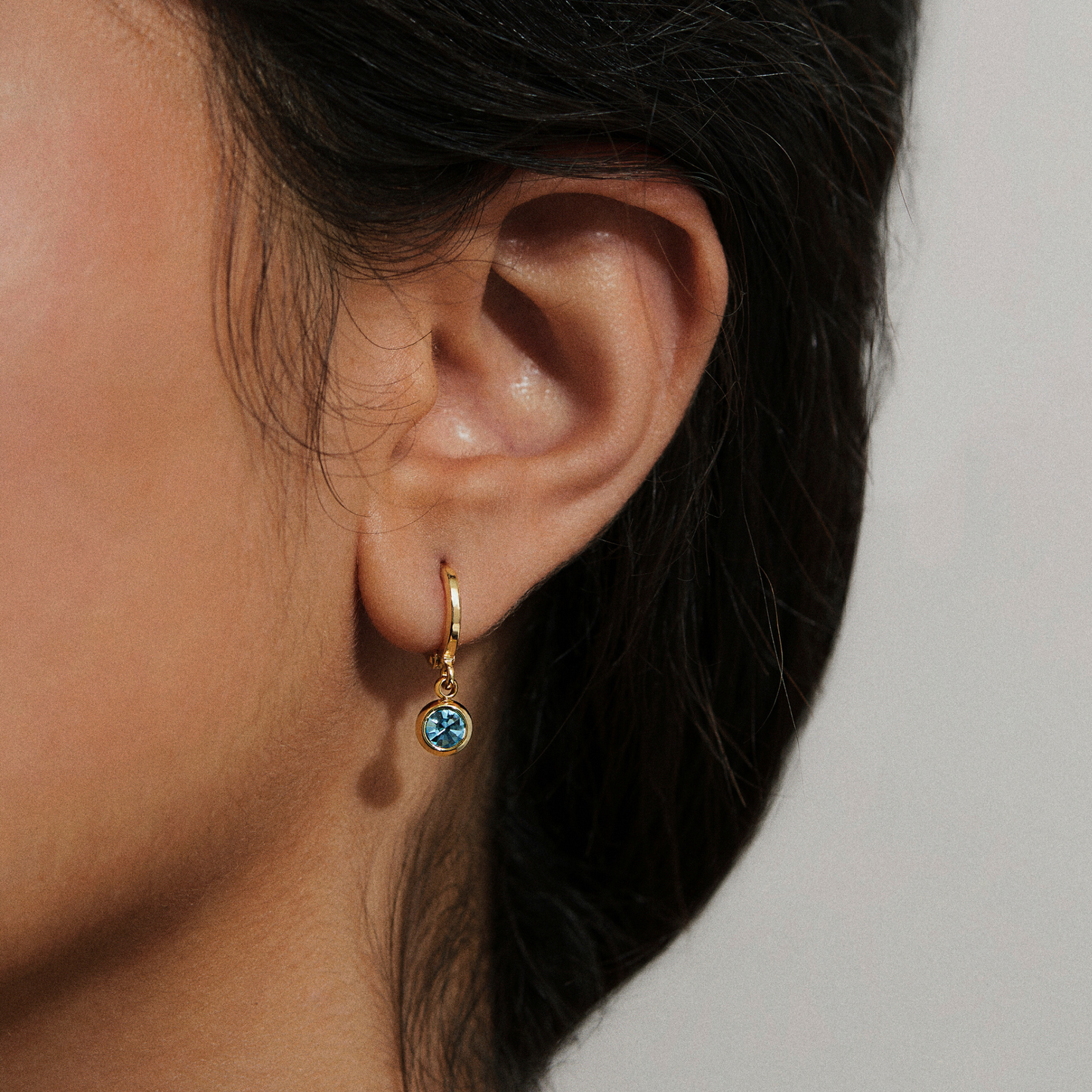 Mary Birthstone Earrings
