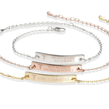Airy Medical Alert Bracelet