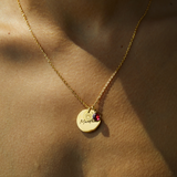 Lily Birthstone Necklace