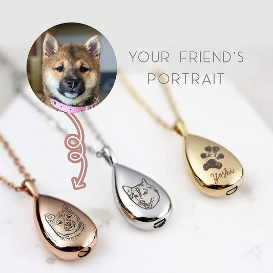 Pet Urn Personalized Necklace