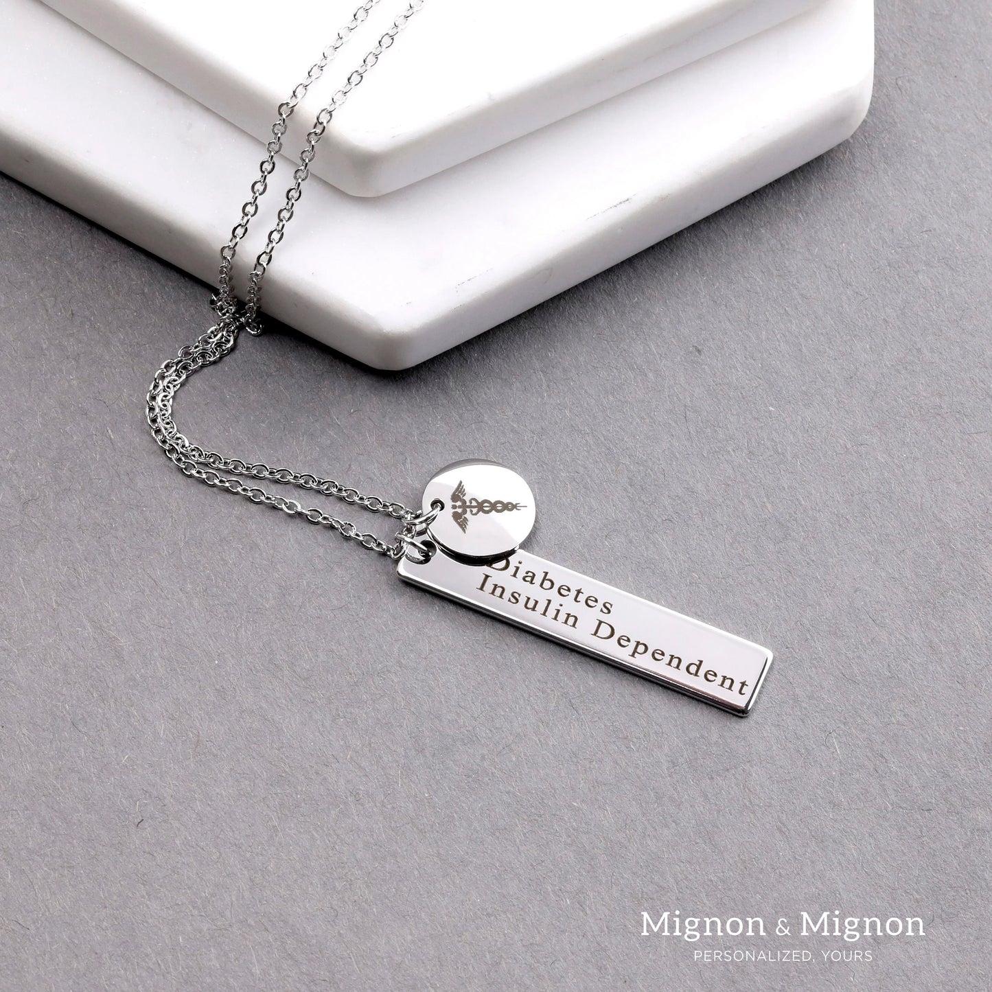Medical Alert Personalized Necklace