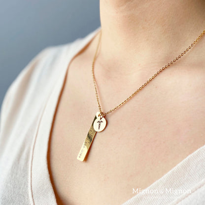 Medical Alert Personalized Necklace
