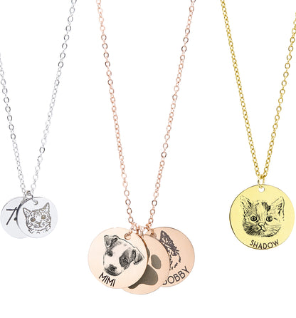 Poppy Pet Personalized Necklace