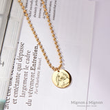 Mimi Pet Portrait Ball Chain Necklace