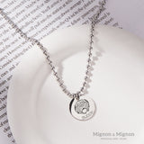 Mimi Pet Portrait Ball Chain Necklace