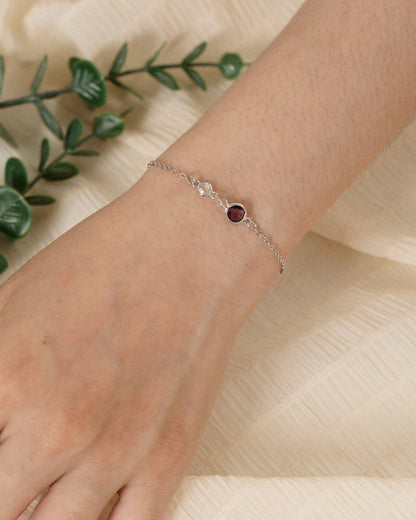 Diana Birthstone Bracelet