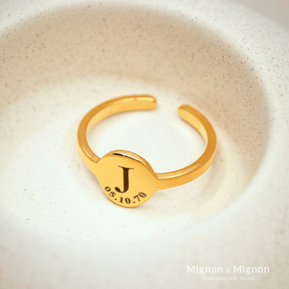 Jackie Personalized Ring