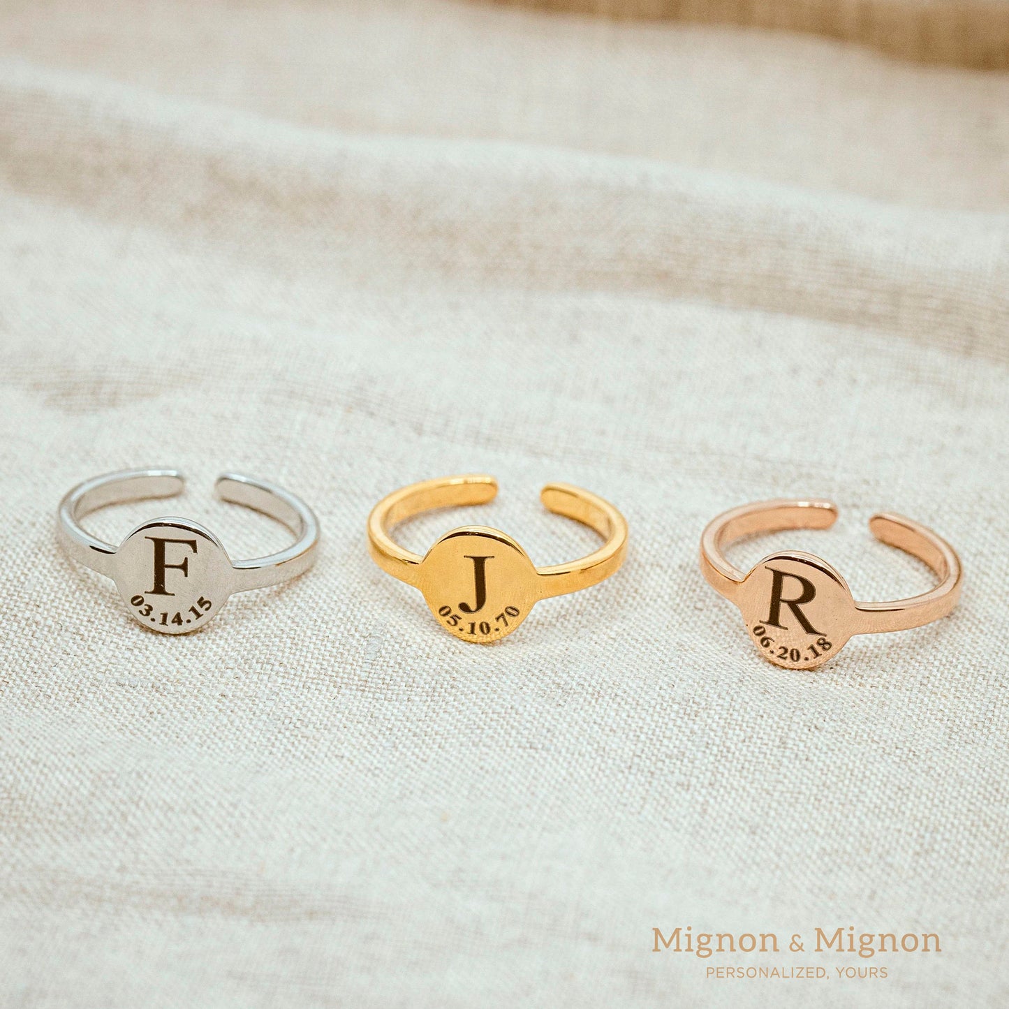 Jackie Personalized Ring