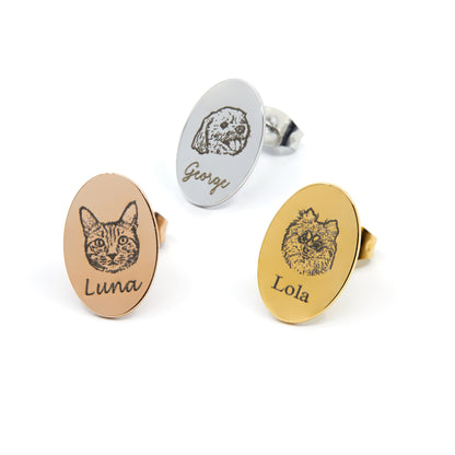 Zeus Personalized Earrings