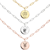 Mimi Pet Personalized Paperclip Necklace