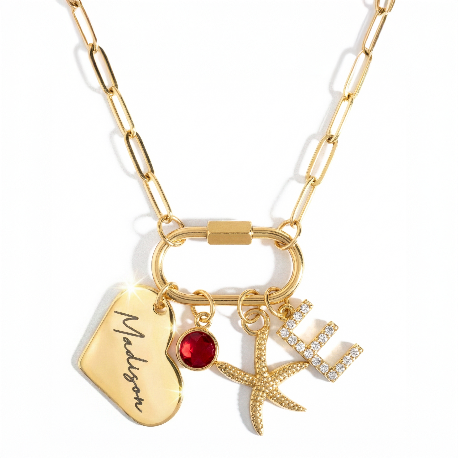 Carabiner Charm Necklace – Mignon&Mignon