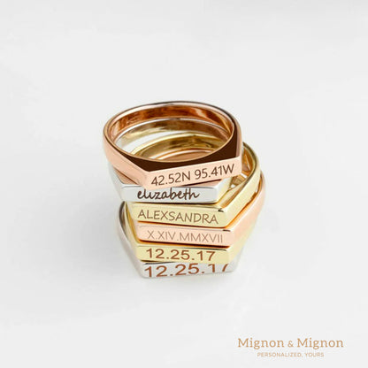 Dani Personalized Ring
