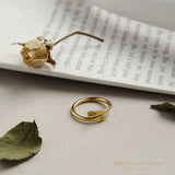 Open Wrap Engraved Ring