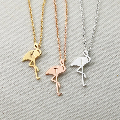 Flamingo Personalized Necklace