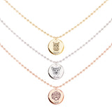 Mimi Pet Portrait Ball Chain Necklace