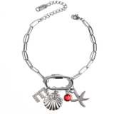 Carabiner Charm Bracelet