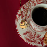 Birthstone Initial Necklace