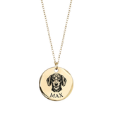 Mimi Pet Portrait Personalized Necklace