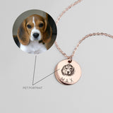 Mimi Pet Portrait Personalized Necklace