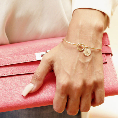 Zoe Small Charm Knot Bracelet