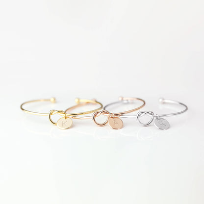 Zoe Small Charm Knot Bracelet