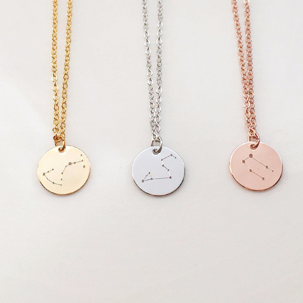 Zodiac Constellation Charm Necklace - Mignon and Mignon - 3